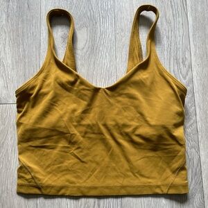 lululemon athletica Orange Tank Top